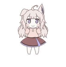 頑張りますカット