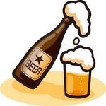 夜アソビ見た」で瓶ビール人数分サービス致します