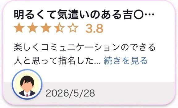 口コミお礼