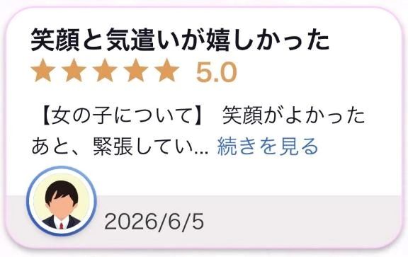 口コミお礼