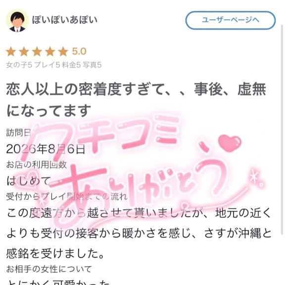 口コミありがとう
