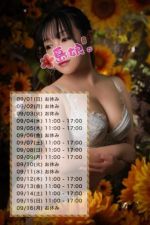 9月前半までの…